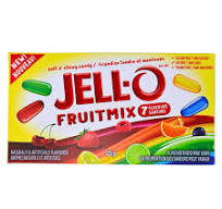 Jell-O Fruit Mix Candies