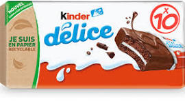 Kinder Delice Chocolate Cake, Made in Itally