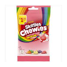 SKITTLES CHEWIES No Shell