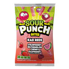 Sour Punch bites rad reds