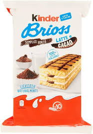 KINDER BRIOSS MILK & COCOA CHOCOLATE