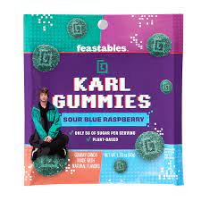 Karl Gummies Sour Blue Raspberry