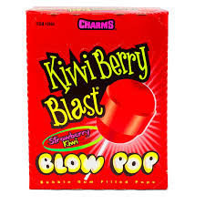 CHARMS (KIWI-BERRY) BLAST BLOW POP