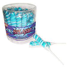 Alberts Color Splash Pops Tubs Blue Raspberry