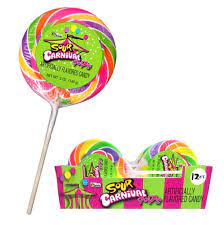 BEE Sour Carnival Pops  Sour Apple