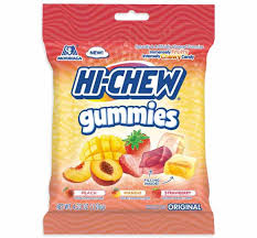 HI-CHEW PEG BAG-ORIGINAL GUMMIES-PEACH MANGO STRAWBERRY