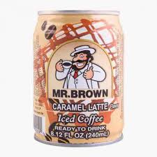 MR.BROWN Iced Coffee Caramel Latte Flavor