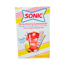 Sonic Singles To Go Strawberry Lemonade Drink