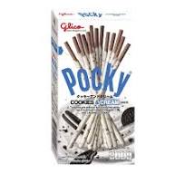 glico pocky cookies and cream