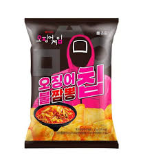 Squid Games Spicy Jjampong Chips