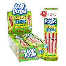 Top Lollipops - Taffy Stixx - Watermelon