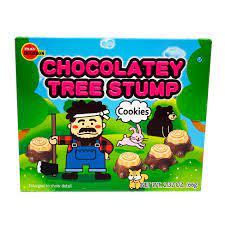 CHOCOLATEY TREE STUMP COOKIES