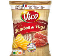 Chips la gourmande saveur jambon du pays VICO