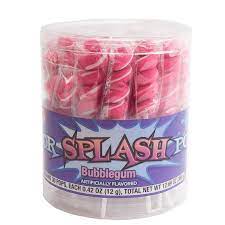 Alberts Color Splash Pops Tubs Bubblegum Hot Pink