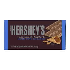 HERSHEY'S Milk Chocolate with Waffle Cone Pieces Candy