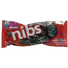 Twizzlers Nibs Black Licorice Candy