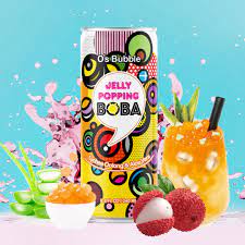 Jelly Popping Boba Lychee Oolong Tea & Aloe Vera