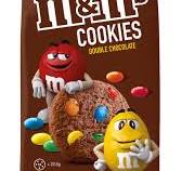 M&Ms Double Chocolate Cookies Biscuits European Snacks