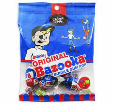 BAZOOKA ORIGINAL BUBBLE GUM POP - PEG BAG