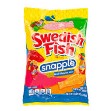 SWEDISH FISH FRUIT FLAVOR MIX SNAPPLE  BIG BAG