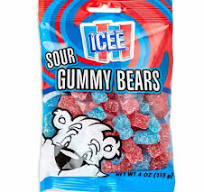 ICE SOUR GUMMY BEARS