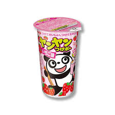 Meiji Yan Yan Tsukebo Dip Biscuit Strawberry Cream