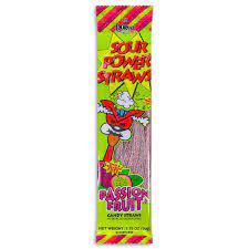 Sour Power Straws PASSION FRUITS