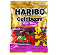 HARIBO WILD BERRY GUMMY BEARS