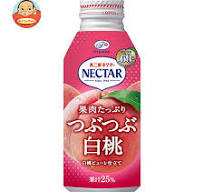 Fujiya Nectar Tsubu Tsubu White Peach Juice