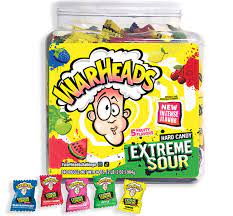 WARHEADS TUB - EXTREME SOUR HARD CANDY