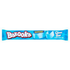 Bazooka Raspberry Chew Bar Flavoured Chewy