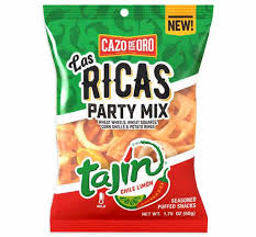 CAZO DE ORO LAS RICAS PARTY MIX PEG BAG - TAJIN