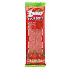 Sour Strawberry Belts | Zweet