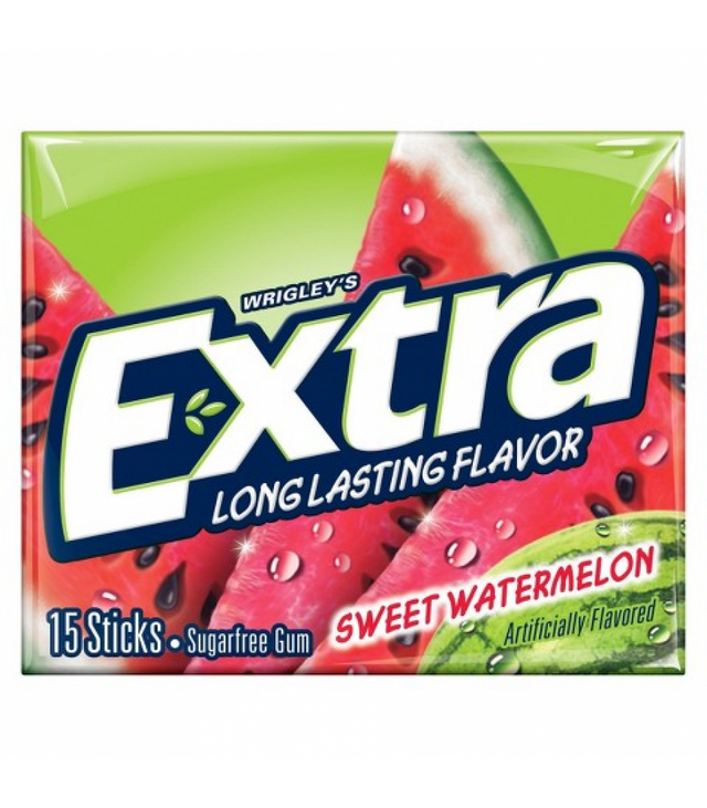 Wrigley's Extra Sweet Watermelon Gum Sticks