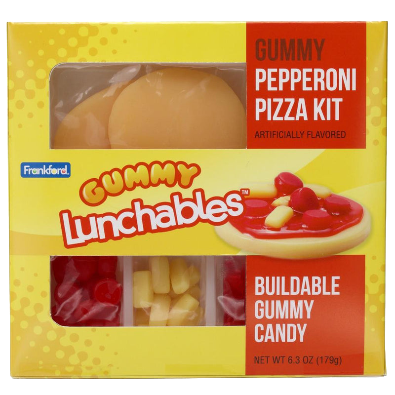 Frankford Gummy Lunchables Ensemble de pizza au pepperoni