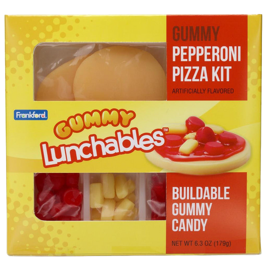 Frankford Gummy Lunchables Ensemble de pizza au pepperoni