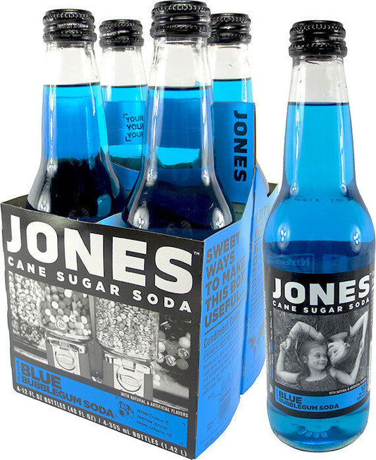Jones Blue bubblegum soda