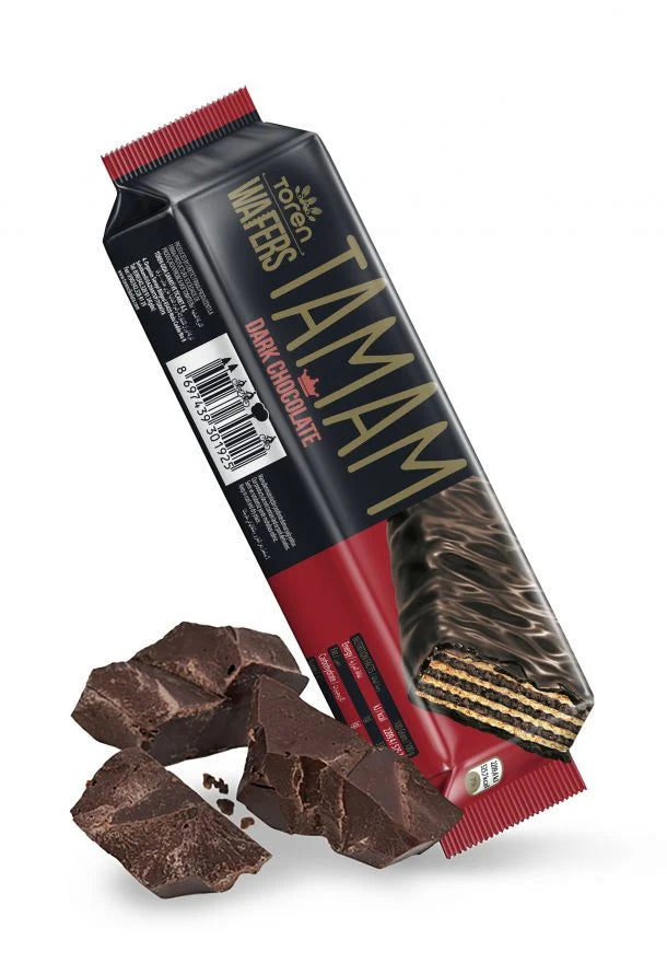 Tamam Wafers Dark Chocolate & Hazelnut Cream