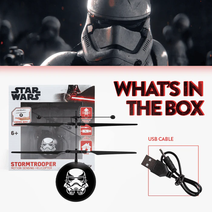 Star Wars Stormtrooper IR UFO Ball Helicopter