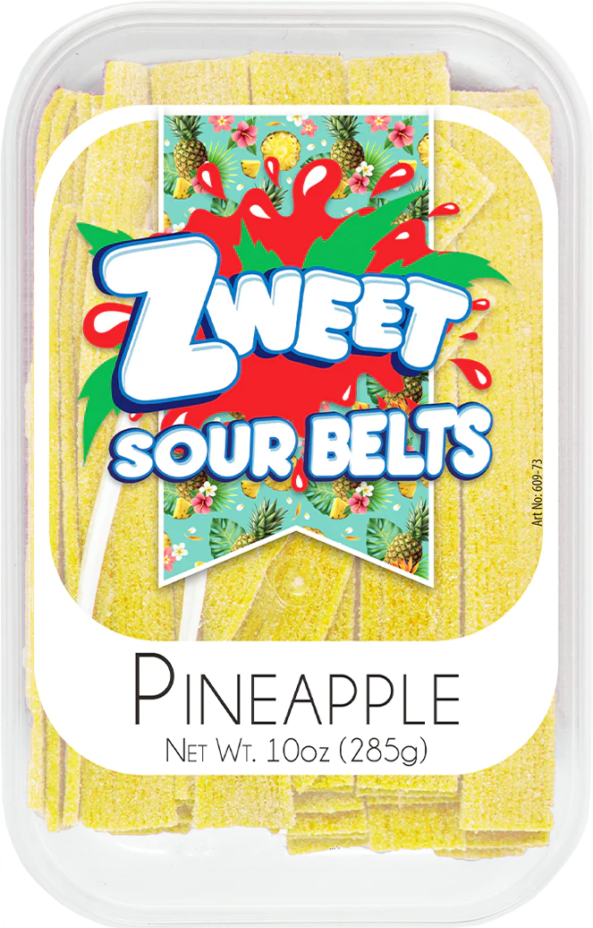 Zweet Sour Belts Pineapple