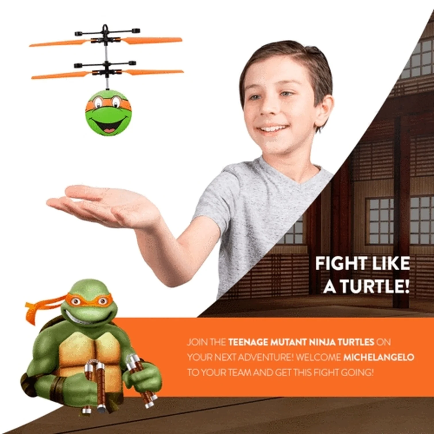 TMNT Michelangelo Heli Ball