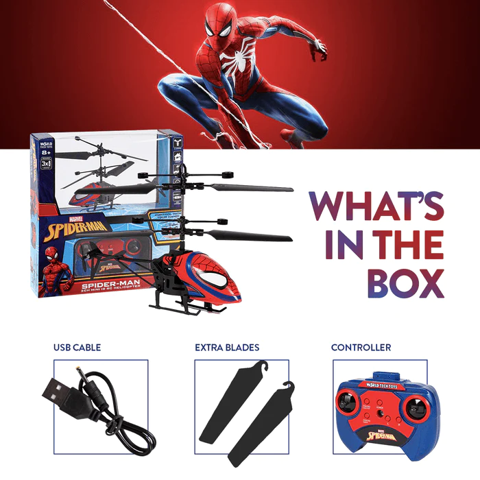 Spiderman helicopter remote control sales