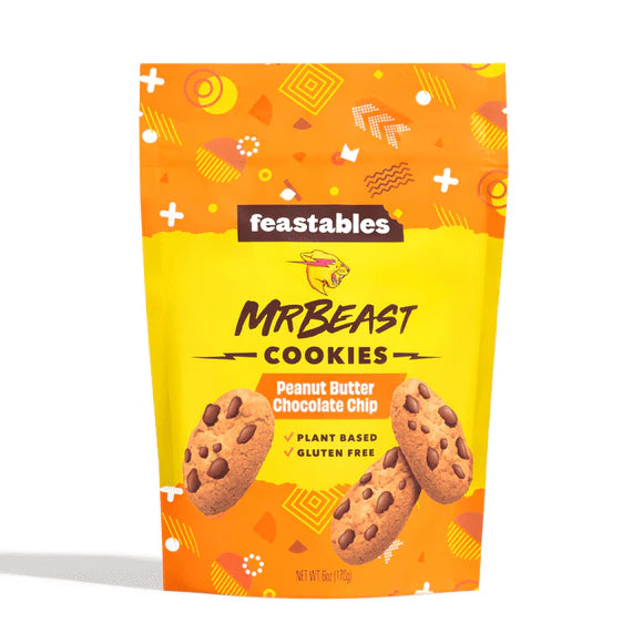 Feastables Mr.Beast Cookies Peanut Butter Chocolate Chip