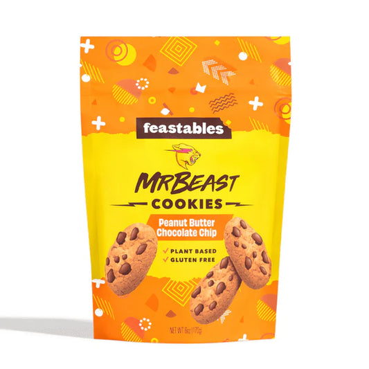 Feastables Mr.Beast Cookies Pépites de chocolat au beurre d'arachide