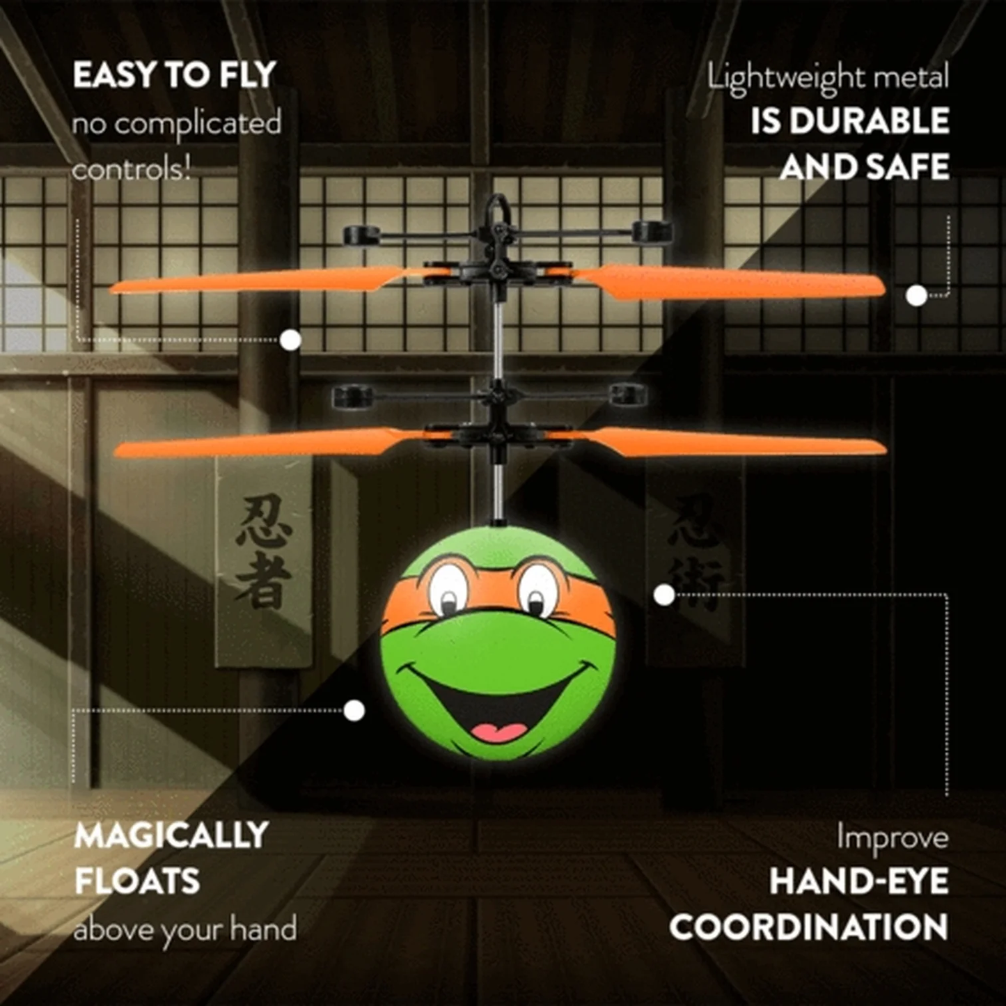 TMNT Michelangelo Heli Ball