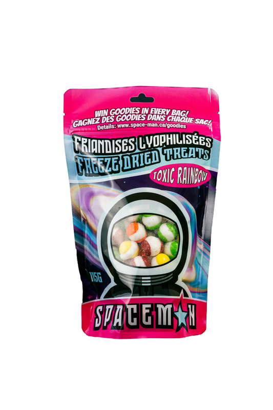 Spaceman Freeze Dried Treats Toxic Rainbow