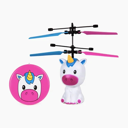 Unicorn 3.5 Inch Flying Figure UFO Big Head Helicopter