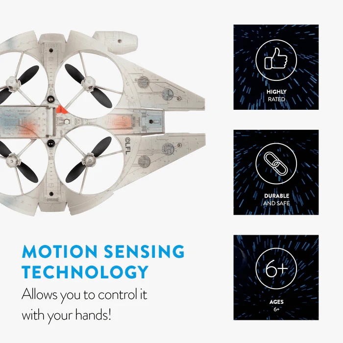 Star Wars Millennium Falcon Motion Sensor UFO Spaceship