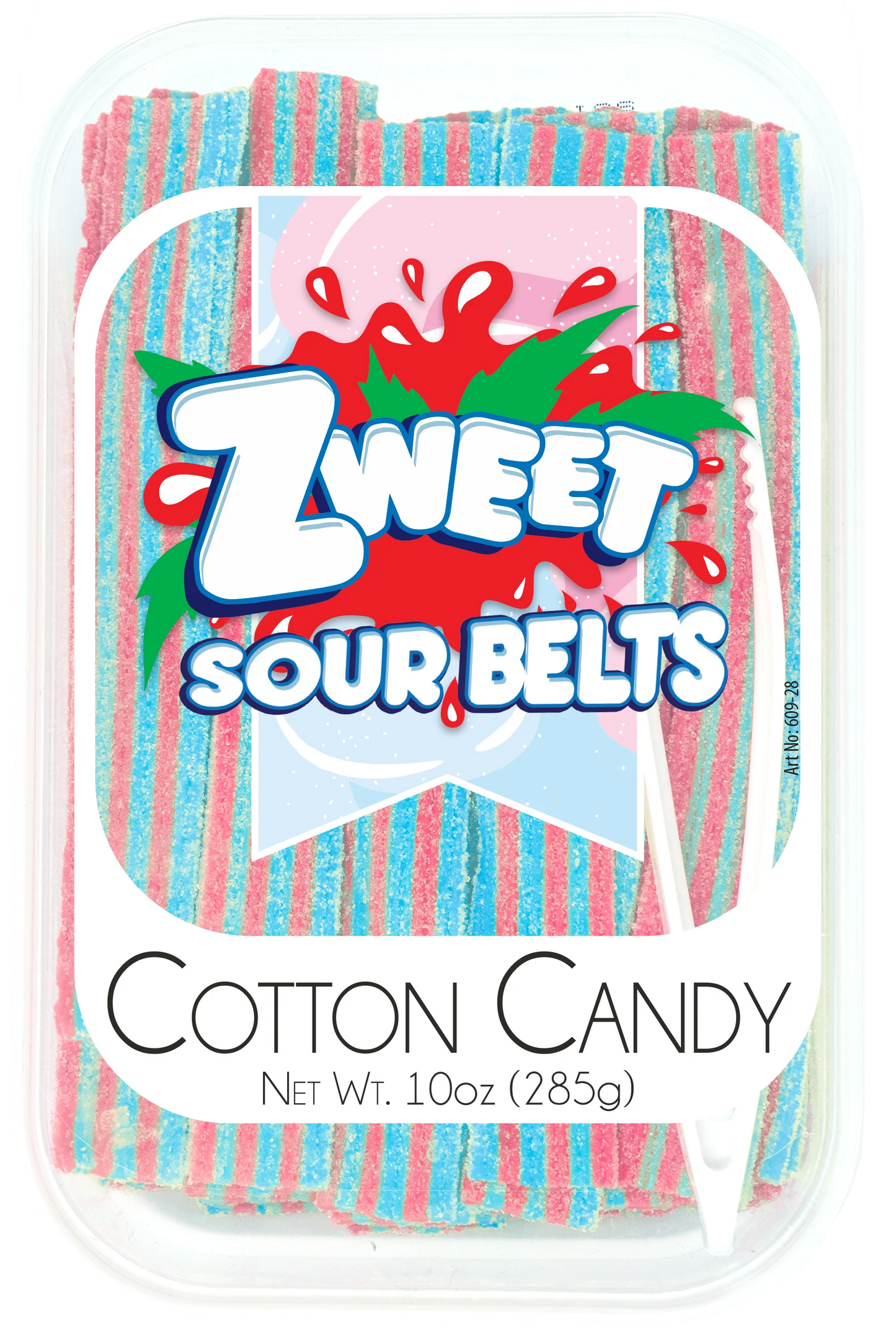 Zweet Sour Belts Cotton Candy