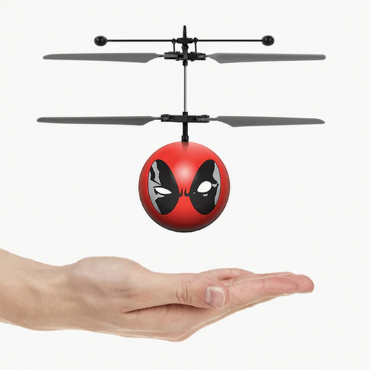 Marvel Licensed Deadpool IR UFO Heli Ball